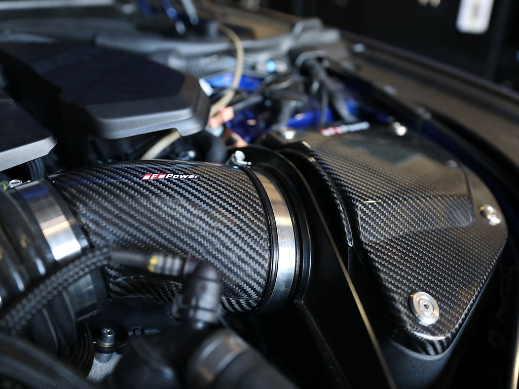 aFe Black Series Carbon Fiber Cold Air Intake System w/ Pro 5R Filters - BMW M5 (F90) 2018-2023