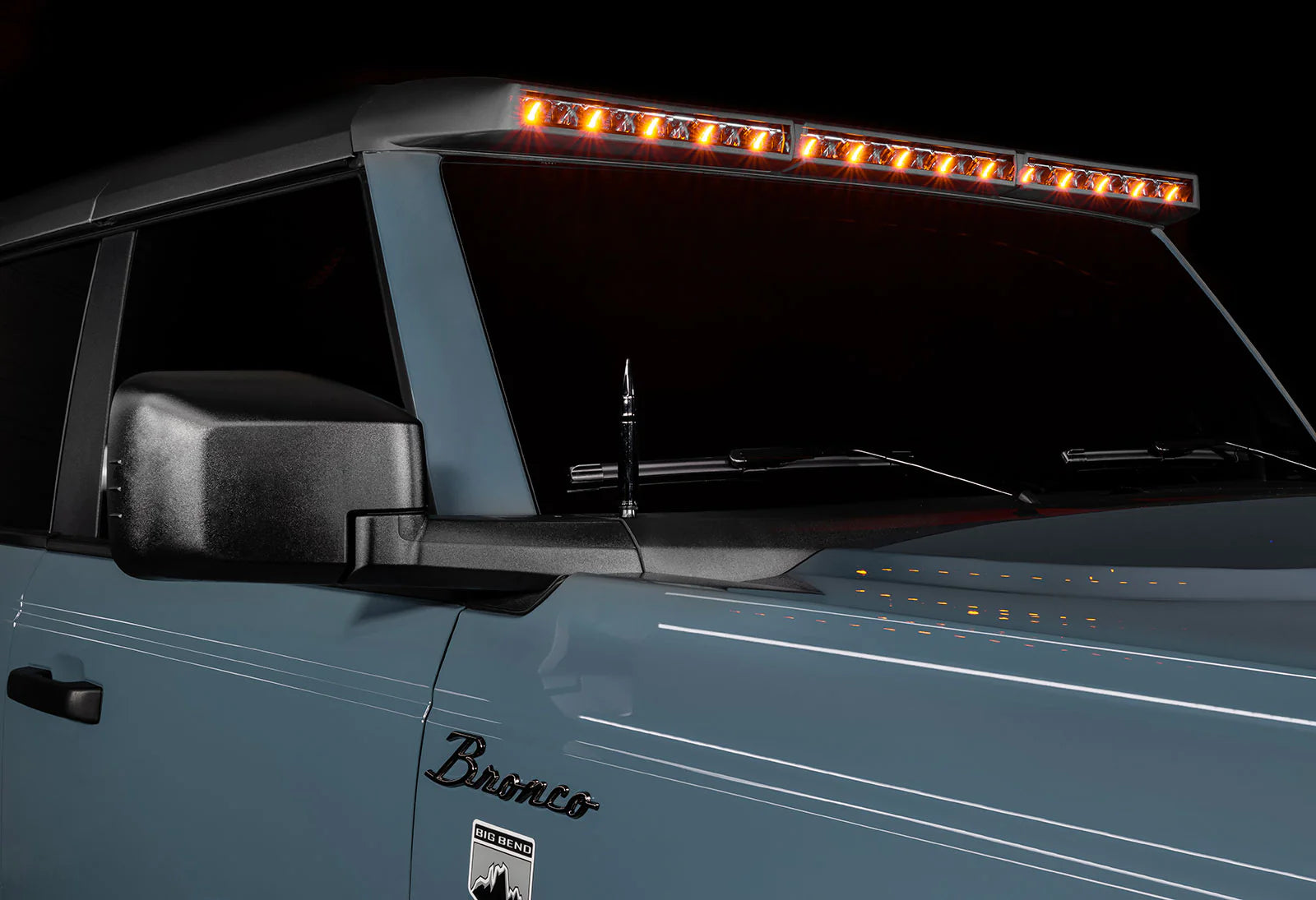 Oracle Lighting Integrated Windshield Roof LED Light Bar System - Gray - Ford Bronco (2021+)