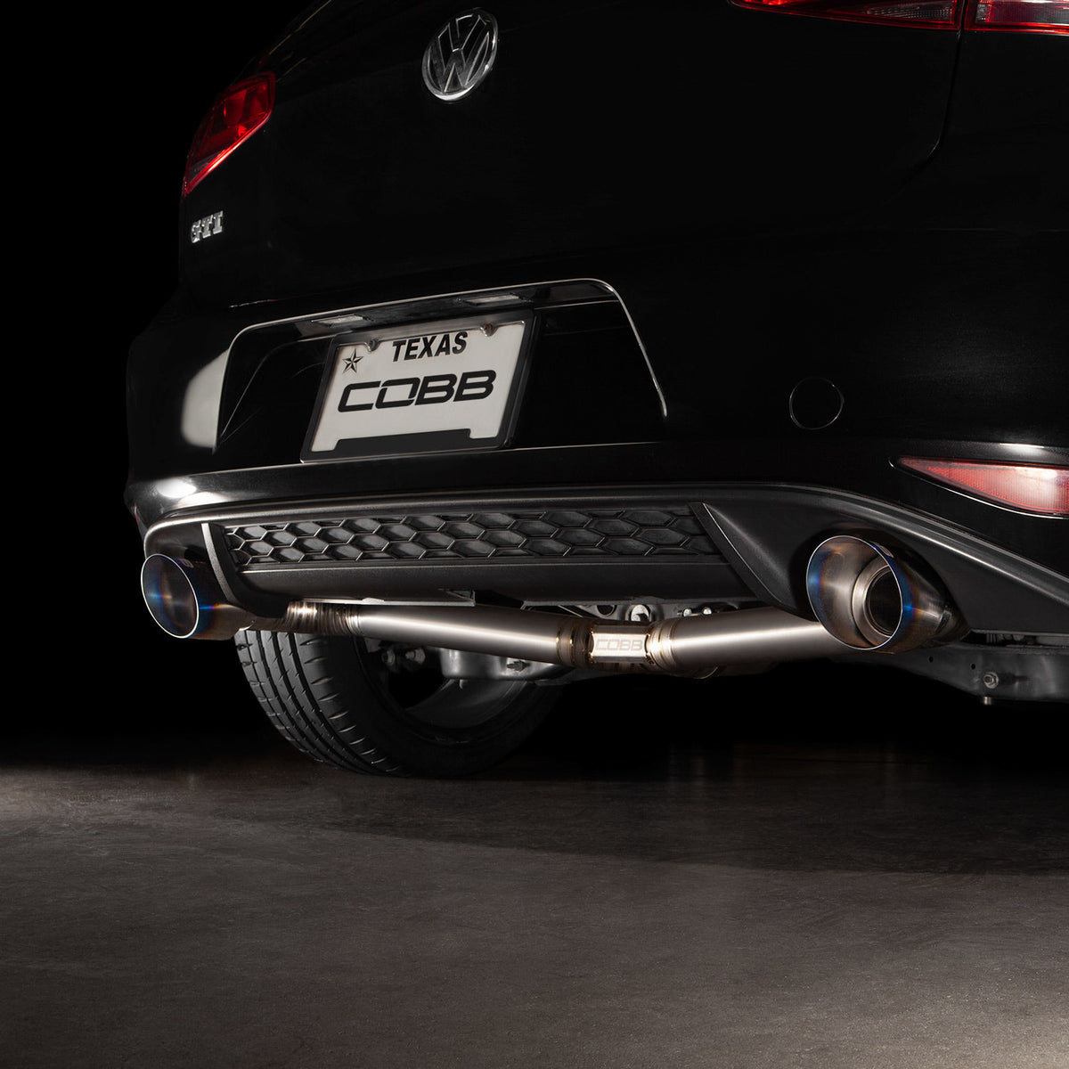 COBB Titanium Cat-Back Exhaust - Volkswagen GTI Mk7 2015-2017 image 10