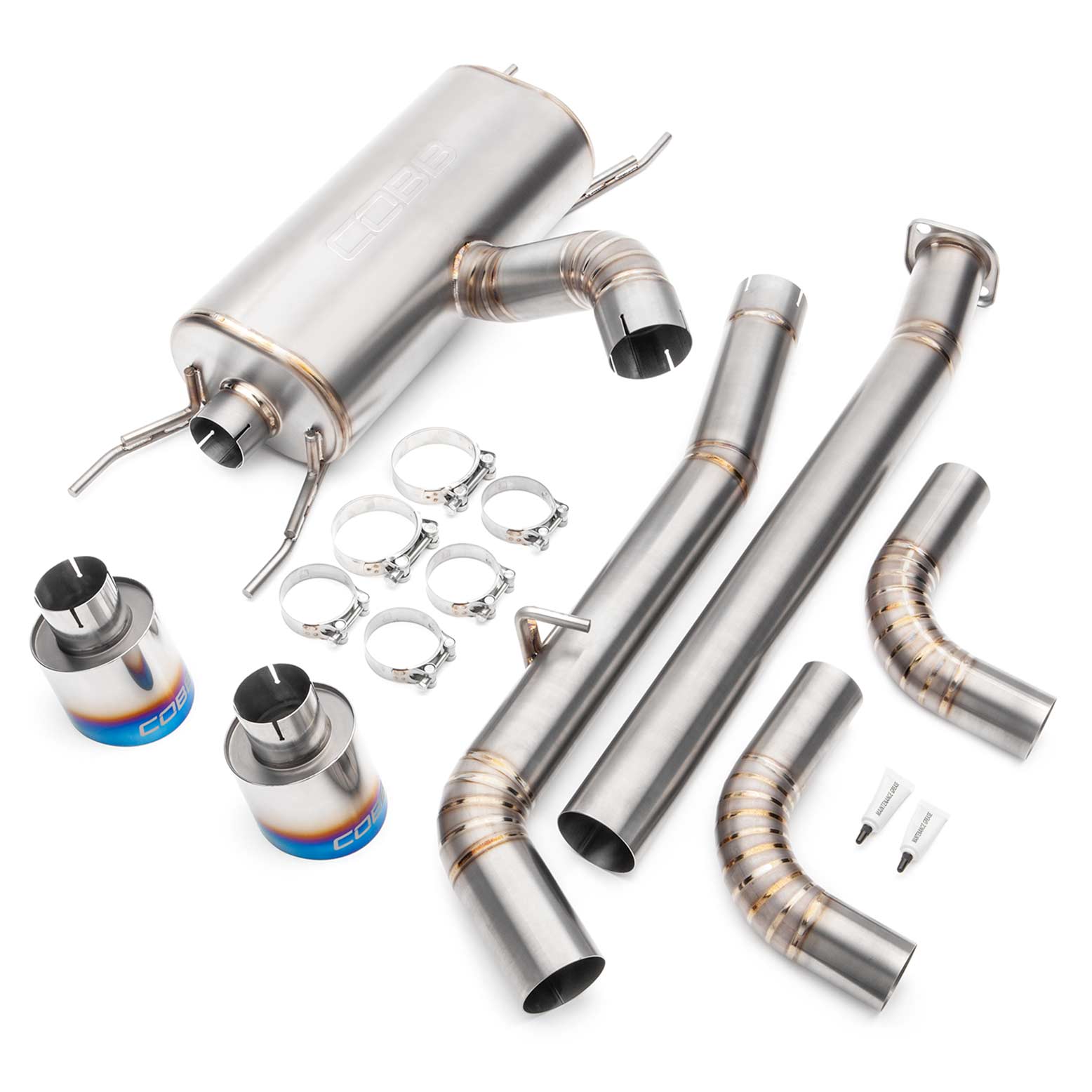 COBB Titanium Cat-Back Exhaust - Subaru BRZ 2013-2026 / Scion FR-S 2013-2016 / Toyota GT86 2017-2020 / GR86 2022-2026