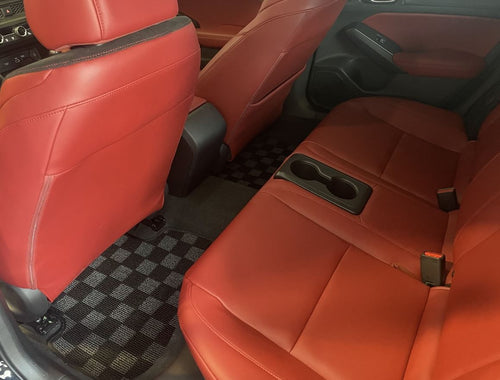 Phase 2 Motortrend (P2M) Checkered Carpet Race Floor Mats - Acura Integra DE5 (2023+)