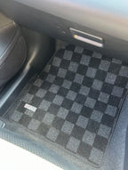 Phase 2 Motortrend (P2M) Checkered Carpet Race Floor Mats - Toyota GR Yaris RHD (2020+)