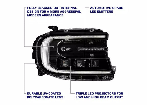 Form Lighting Sequential LED Projector Headlights - Ford Maverick (2022-2024)