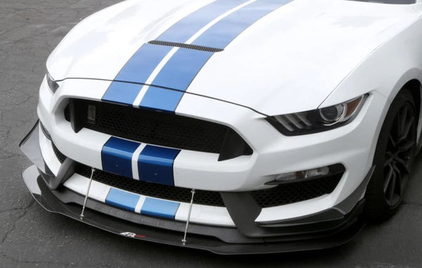 APR Performance Carbon Fiber Front Bumper Canards - Ford Mustang S550 Shelby GT350 (2016-2020)