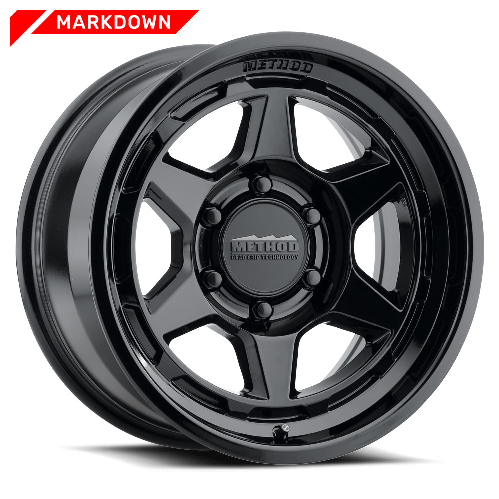 Method 708 | Gloss Black | Wheel view 1