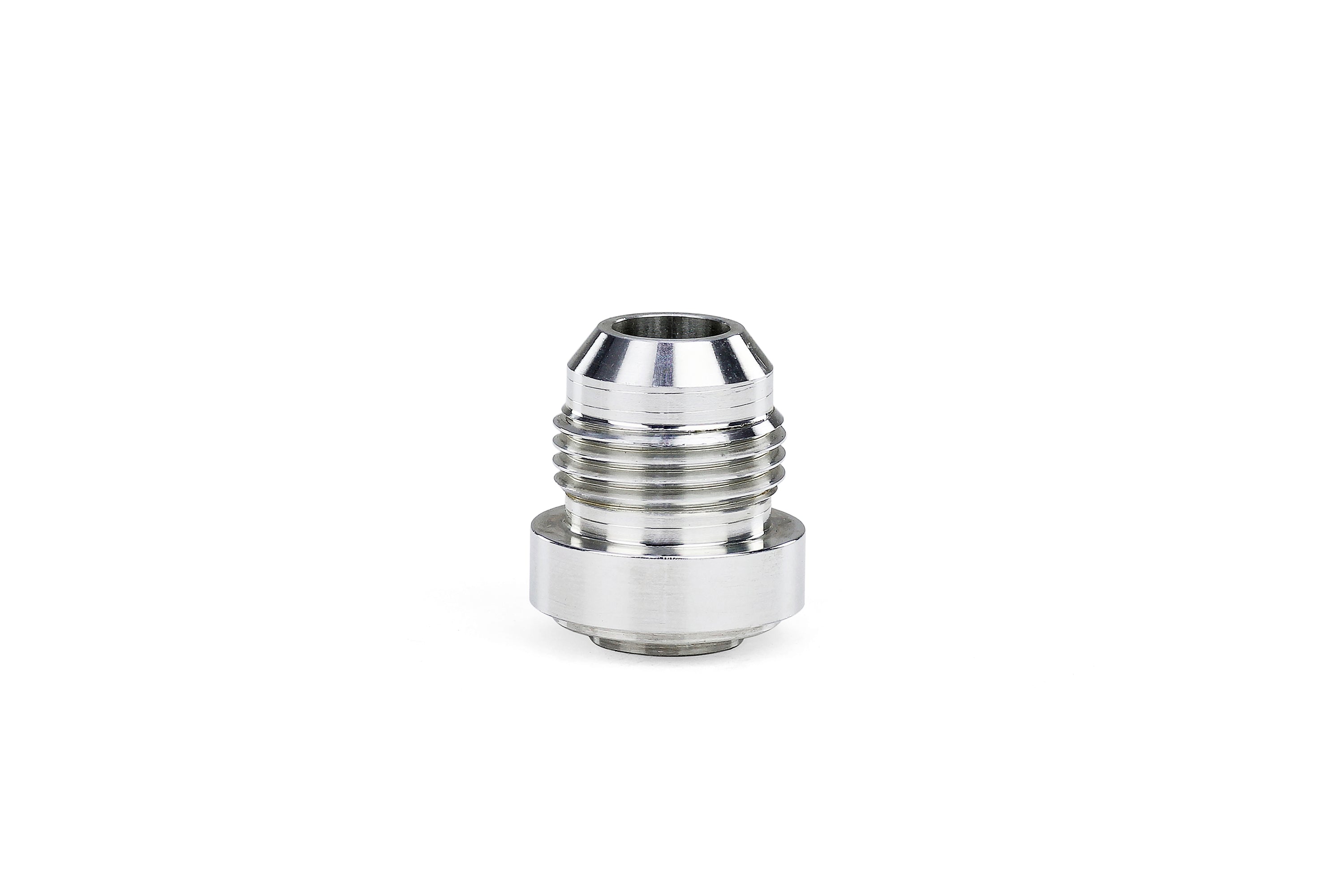 HPS Performance -3 AN Fittings Male Weld On Bung, Raw Aluminum