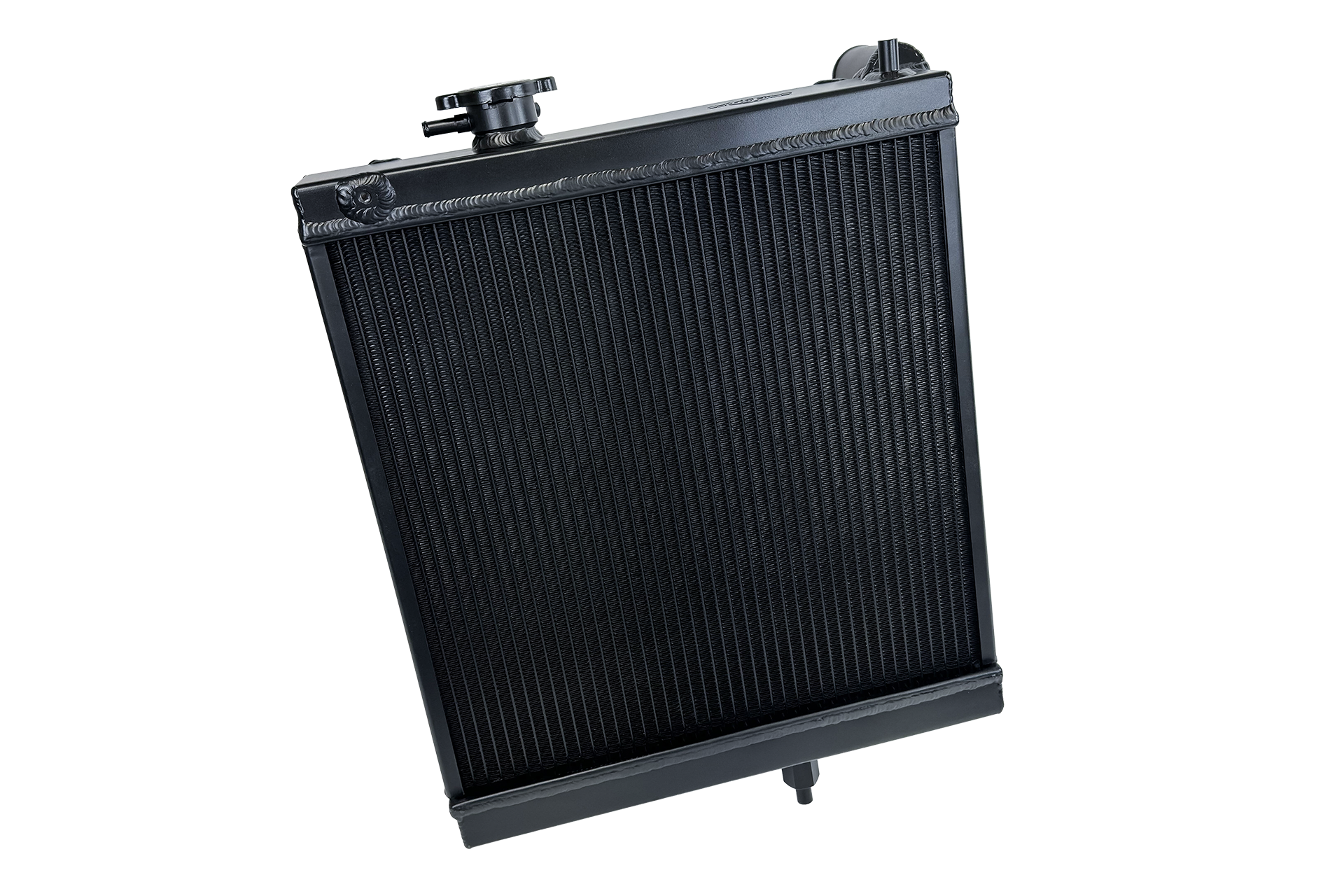 CSF High-Performance Half Radiator - Polished - Mitsubishi Lancer Evolution EVO 7 / 8 / 9