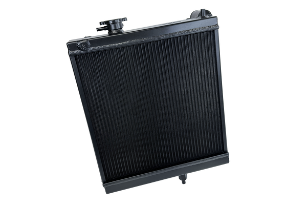 CSF High-Performance Half Radiator - Polished - Mitsubishi Lancer Evolution EVO 7 / 8 / 9