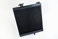 CSF High-Performance Half Radiator - Black - Mitsubishi Lancer Evolution EVO 7 / 8 / 9