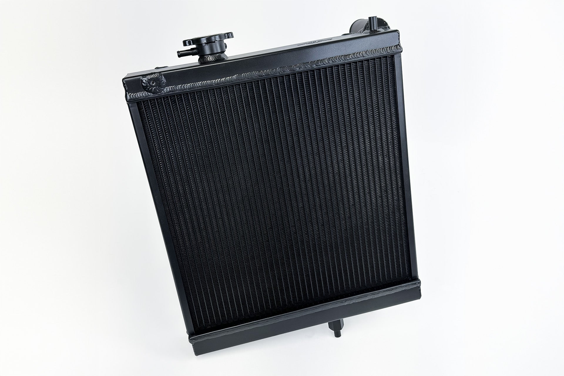 CSF High-Performance Half Radiator - Black - Mitsubishi Lancer Evolution EVO 7 / 8 / 9