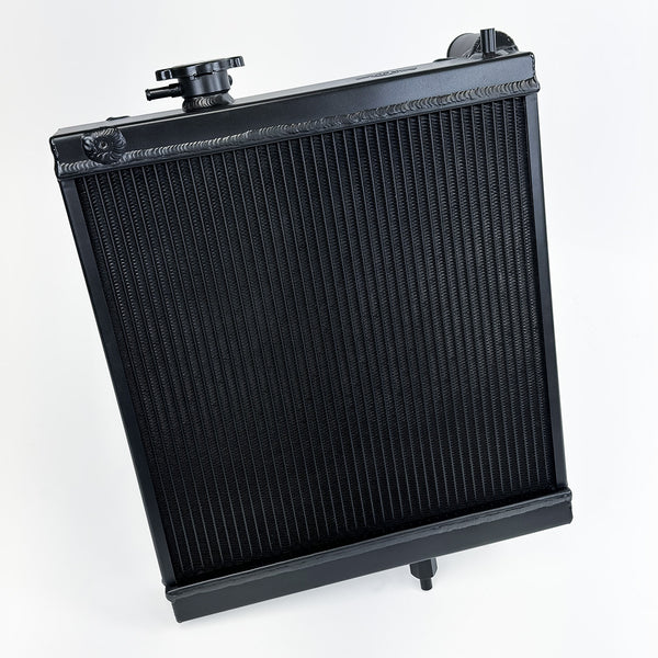 CSF High-Performance Half Radiator - Black - Mitsubishi Lancer Evolution EVO 7 / 8 / 9