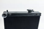 CSF High-Performance Half Radiator - Black - Mitsubishi Lancer Evolution EVO 7 / 8 / 9
