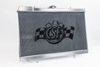 CSF High Performance All Aluminum Radiator - Black - Nissan R33 Skyline GT-R / GTS / GTS-T