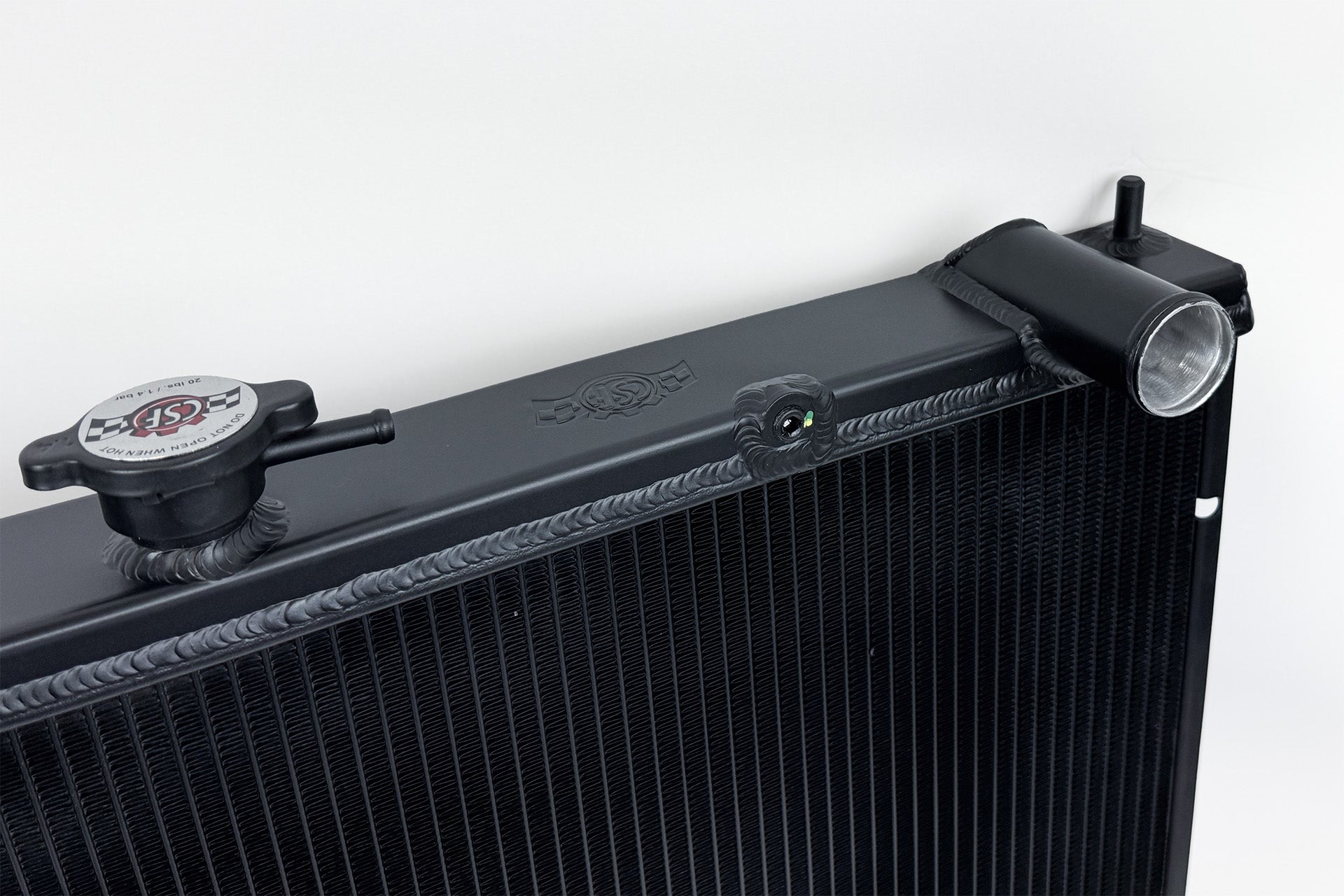CSF High Performance All Aluminum Radiator - Black - Nissan R32 Skyline GT-R / GTS / GTS-T