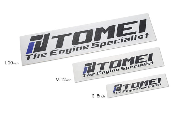 Tomei Engine Specialist Die Cut Black Decal Sticker (12