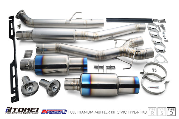 Tomei Expreme Ti Full Titanium Exhaust - Type-D - Honda Civic FK8 Type-R (2017-2021)