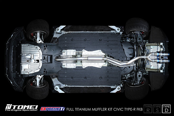 Tomei Expreme Ti Full Titanium Exhaust - Type-D - Honda Civic FK8 Type-R (2017-2021)