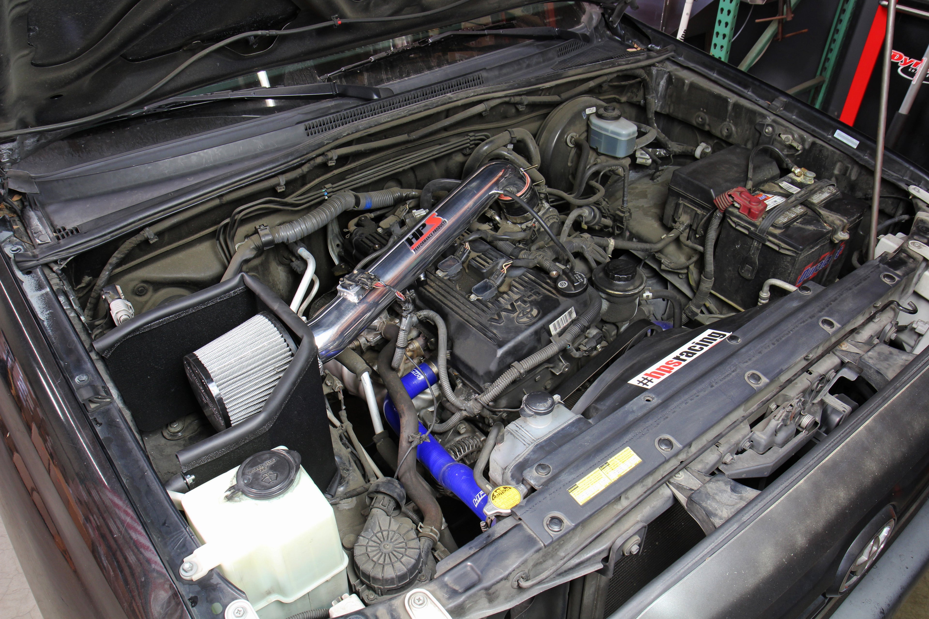 HPS Performance Air Intake Kit with Heat Shield, Black, 827-169WB