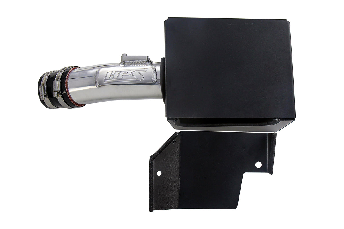 HPS Performance Air Intake Kit with Heat Shield Polished 827-406P