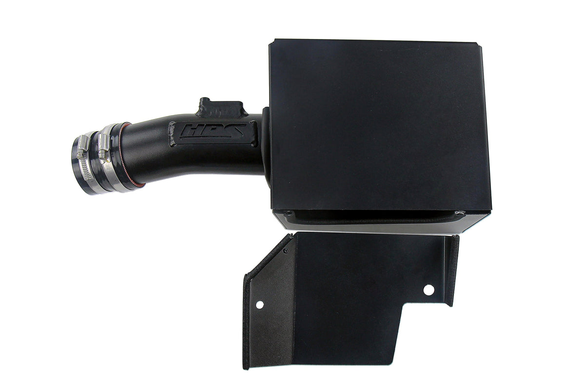 HPS Performance Air Intake Kit with Heat Shield Black 827-406WB