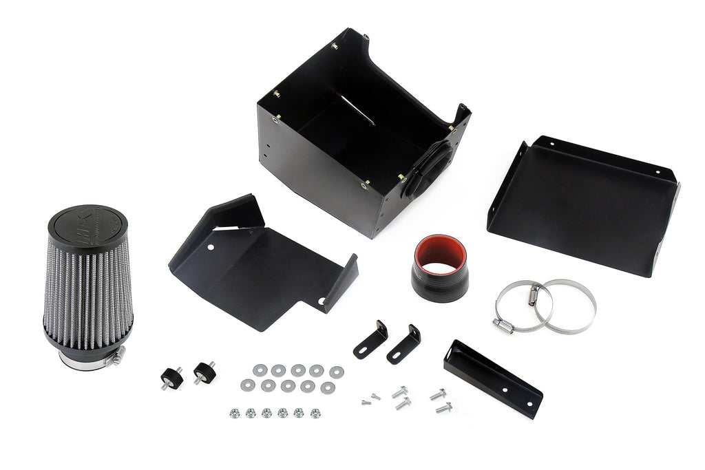 HPS Performance Air Intake Kit with Heat Shield, Red, 827-406R