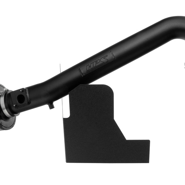 HPS Performance Air Intake Kit with Heat Shield Black 827-563WB