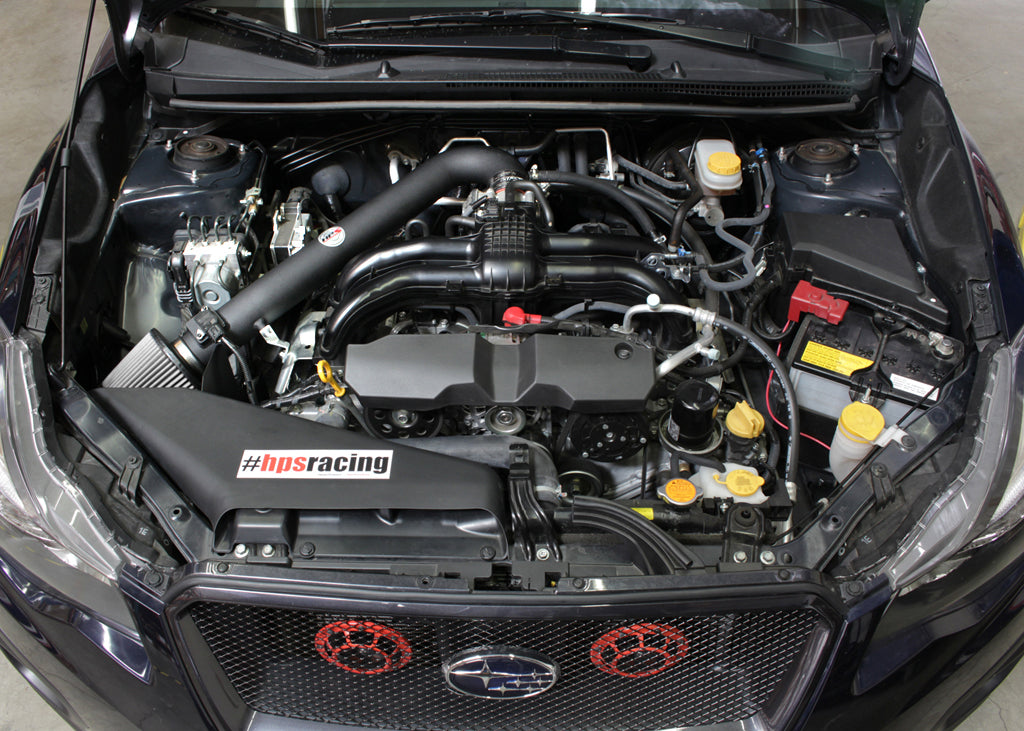 HPS Performance Air Intake Kit with Heat Shield (Black) - Subaru Forester Non / Subaru Impreza Non / Subaru XV Crosstrek Non - (2011-2018 / 2012-2016 / 2013-2017)