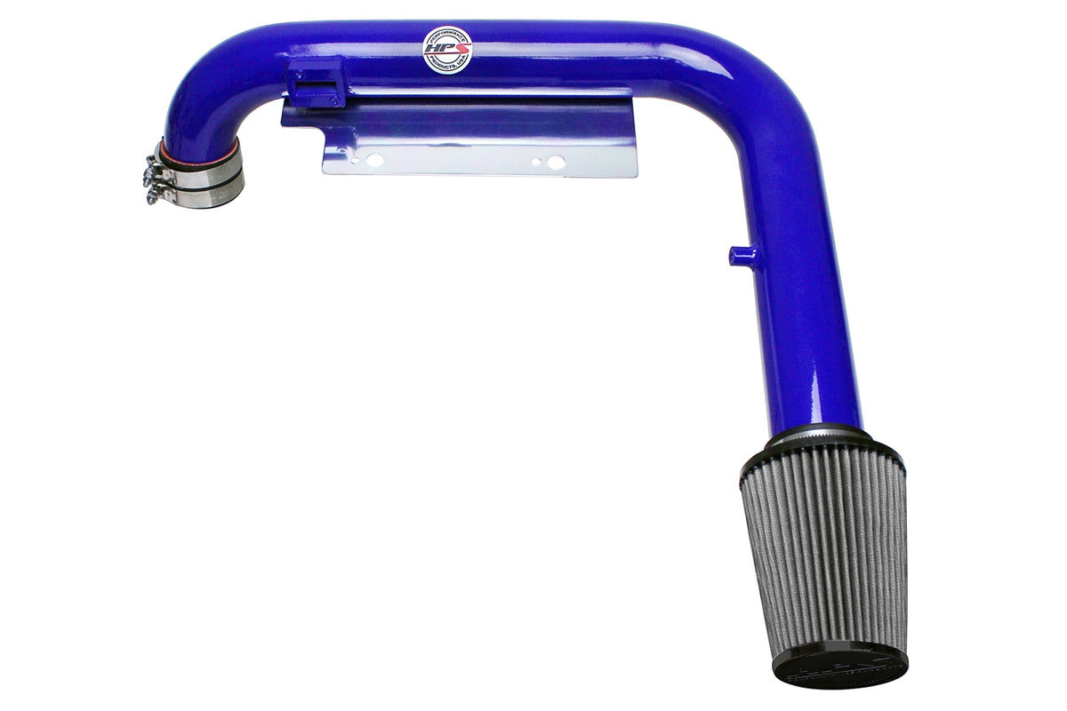 HPS Performance Air Intake Kit with Heat Shield Blue 827-564BL