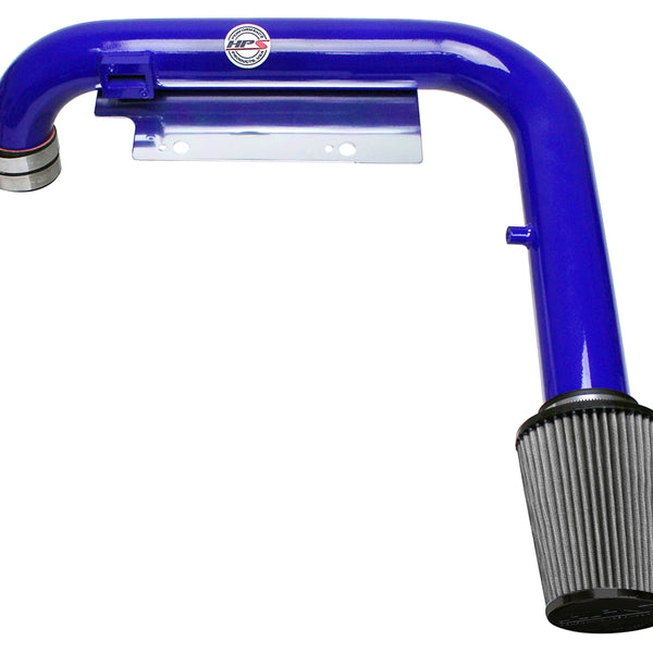 HPS Performance Air Intake Kit with Heat Shield Blue 827-564BL