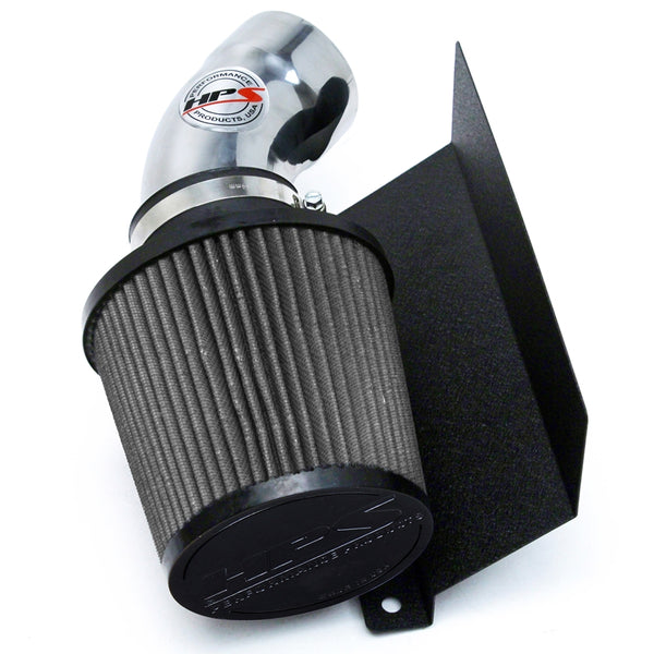 HPS Performance Air Intake Kit with Heat Shield Polished 827-574P