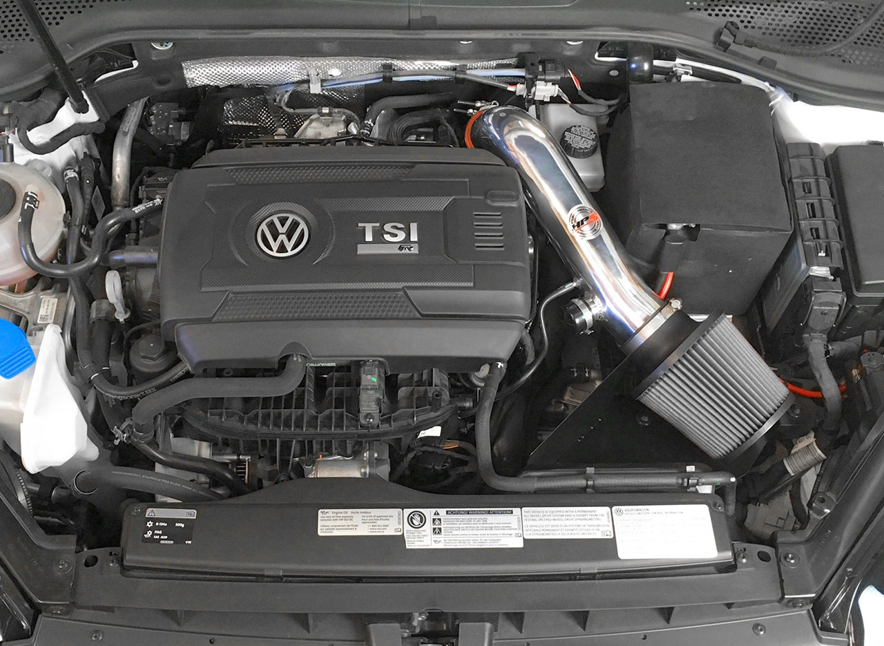 HPS Performance Air Intake Kit with Heat Shield (Polished) - Audi A3 / S3 / TT Quattro / Volkswagen Arteon / Golf / Golf R / GTI / Jetta GLI - (2015-2021)