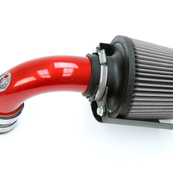 HPS Performance Air Intake Kit with Heat Shield Red 827-580R
