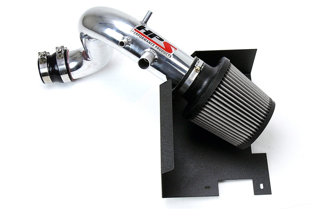 HPS Performance Air Intake Kit with Heat Shield Polished 827-587P