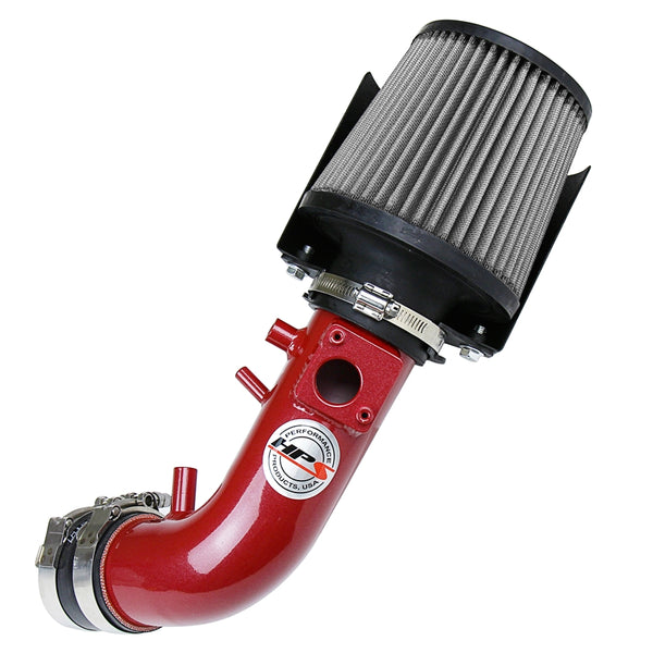 HPS Performance Air Intake Kit with Heat Shield Red 827-588R