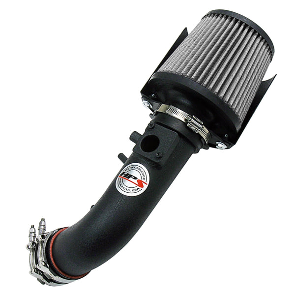 HPS Performance Air Intake Kit with Heat Shield Black 827-588WB