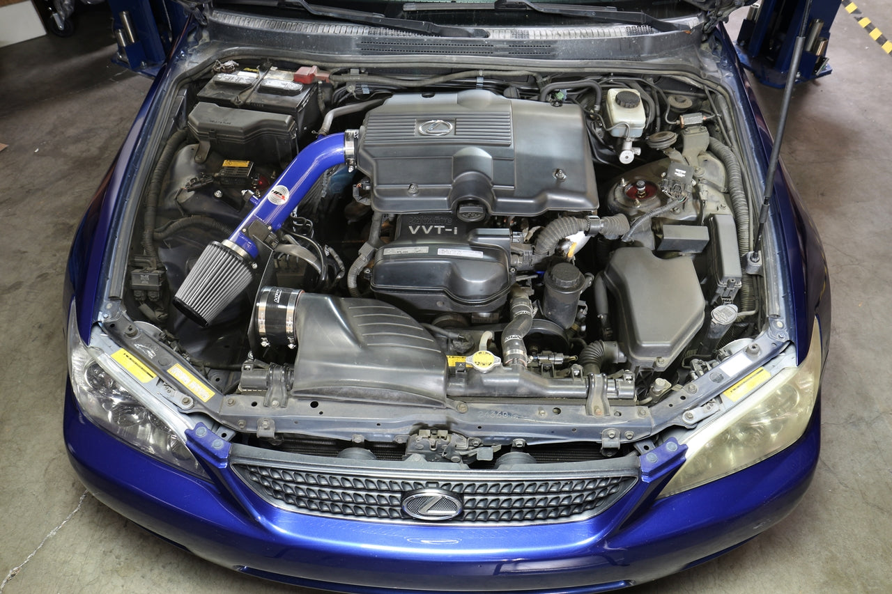 HPS Performance Air Intake Kit with Heat Shield (Polished) - Lexus IS300 - (2001-2005)