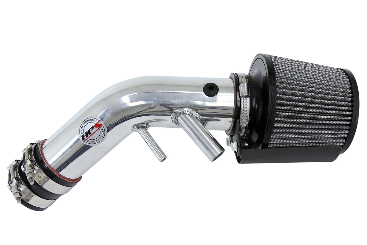 HPS Performance Air Intake Kit with Heat Shield Polished 827-594P