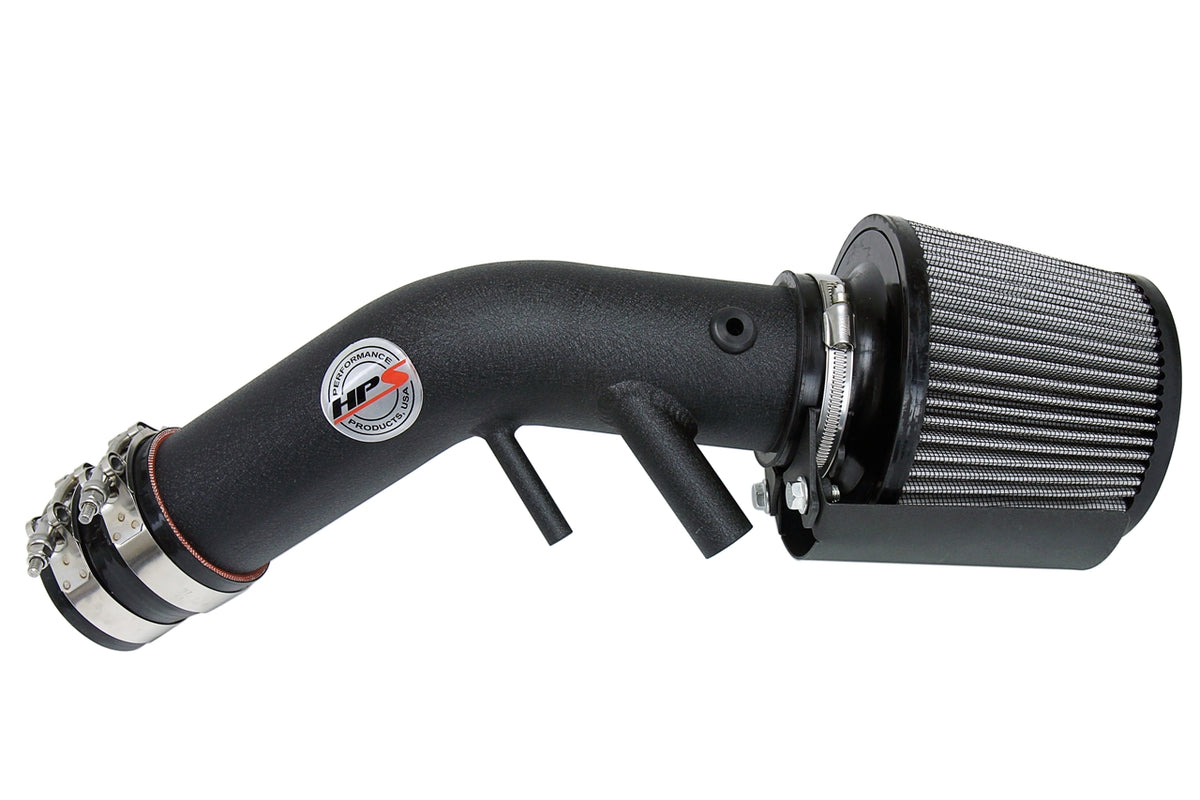 HPS Performance Air Intake Kit with Heat Shield Black 827-594WB