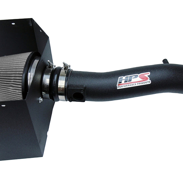 HPS Performance Air Intake Kit with Heat Shield Black 827-595WB