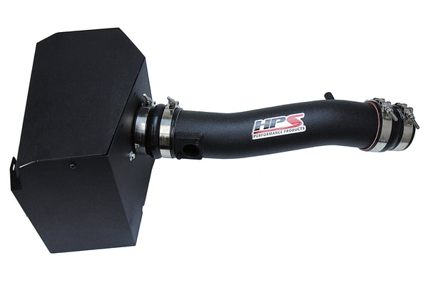 HPS Performance Air Intake Kit with Heat Shield, Black, 827-595WB