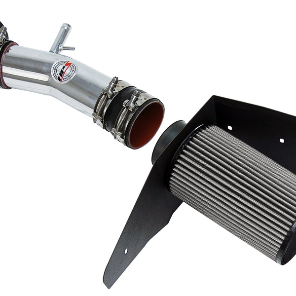 HPS Performance Air Intake Kit with Heat Shield Polished 827-596P