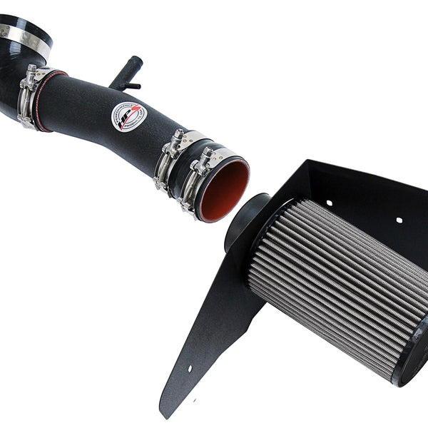 HPS Performance Air Intake Kit with Heat Shield Black 827-596WB
