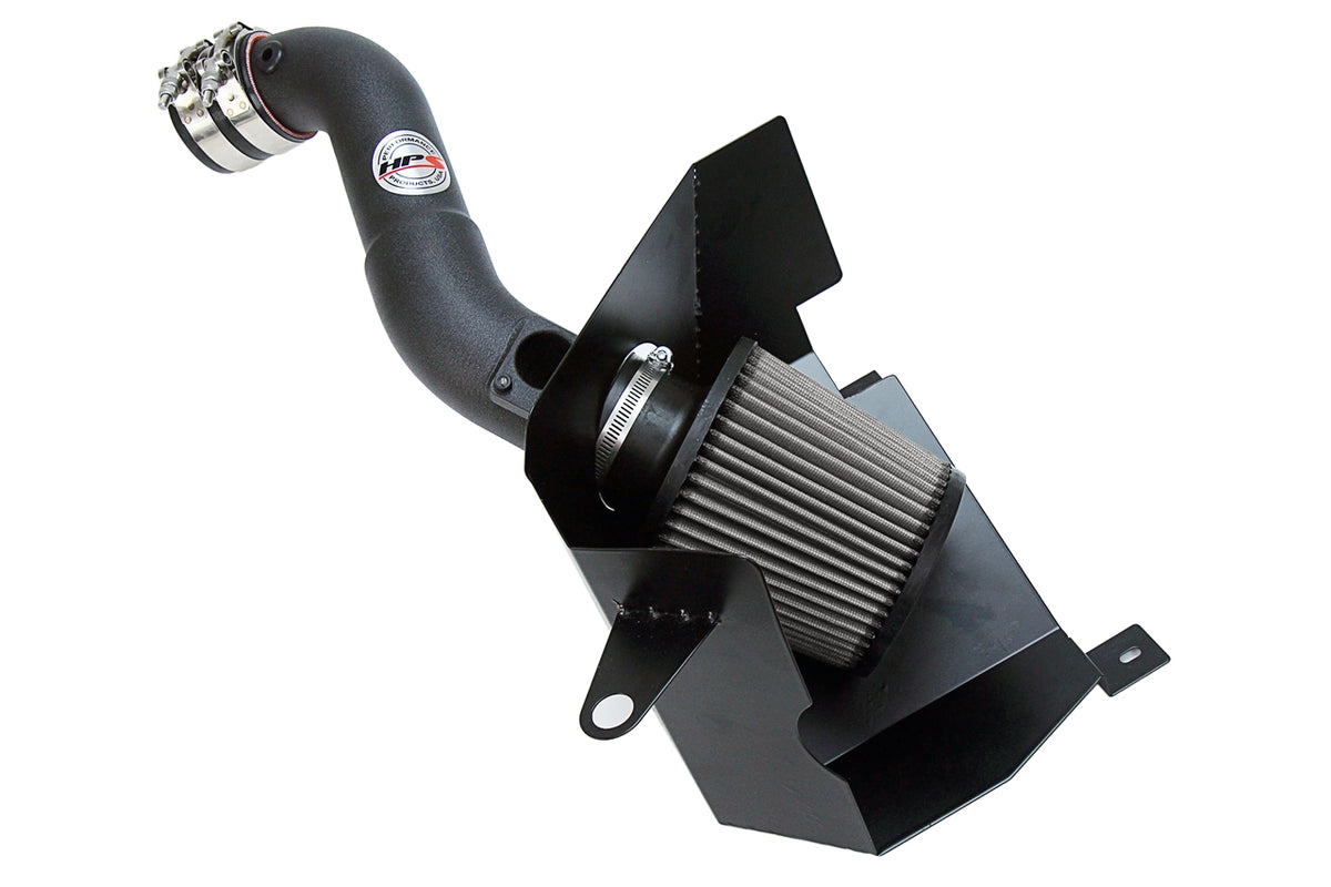 HPS Performance Air Intake Kit with Heat Shield Black 827-599WB