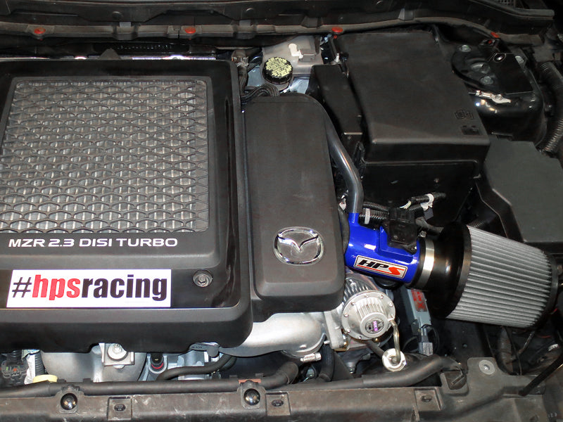 HPS Performance Air Intake Kit (Blue) - Mazda Mazdaspeed 3 . / Mazda Mazdaspeed 3 - (2007-2013)