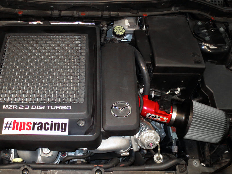 HPS Performance Air Intake Kit (Red) - Mazda Mazdaspeed 3 . / Mazda Mazdaspeed 3 - (2007-2013)