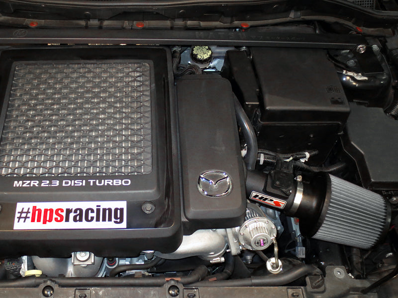 HPS Performance Air Intake Kit (Black) - Mazda Mazdaspeed 3 . / Mazda Mazdaspeed 3 - (2007-2013)