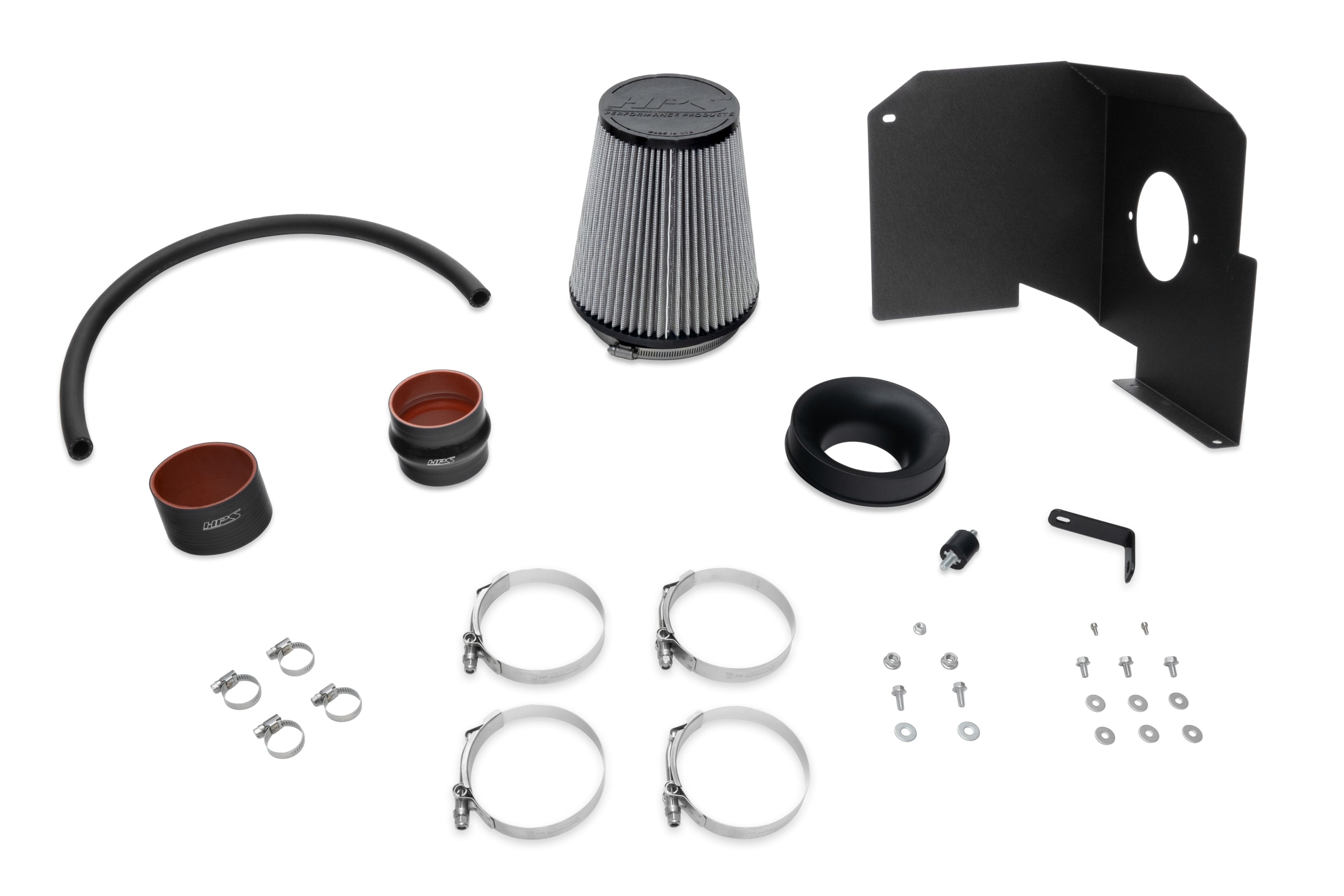 HPS Performance Air Intake Kit with Heat Shield (Blue) - Chevy Silverado 1500 / Chevy Suburban / Chevy Tahoe / GMC Sierra 1500 / GMC Yukon - (2014-2019 / 2015-2020 / 2015-2020 / 2014-2019 / 2015-2020)