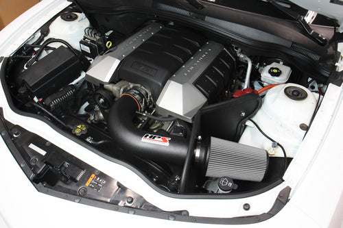 HPS Performance Air Intake Kit with Heat Shield, Black, 827-607WB