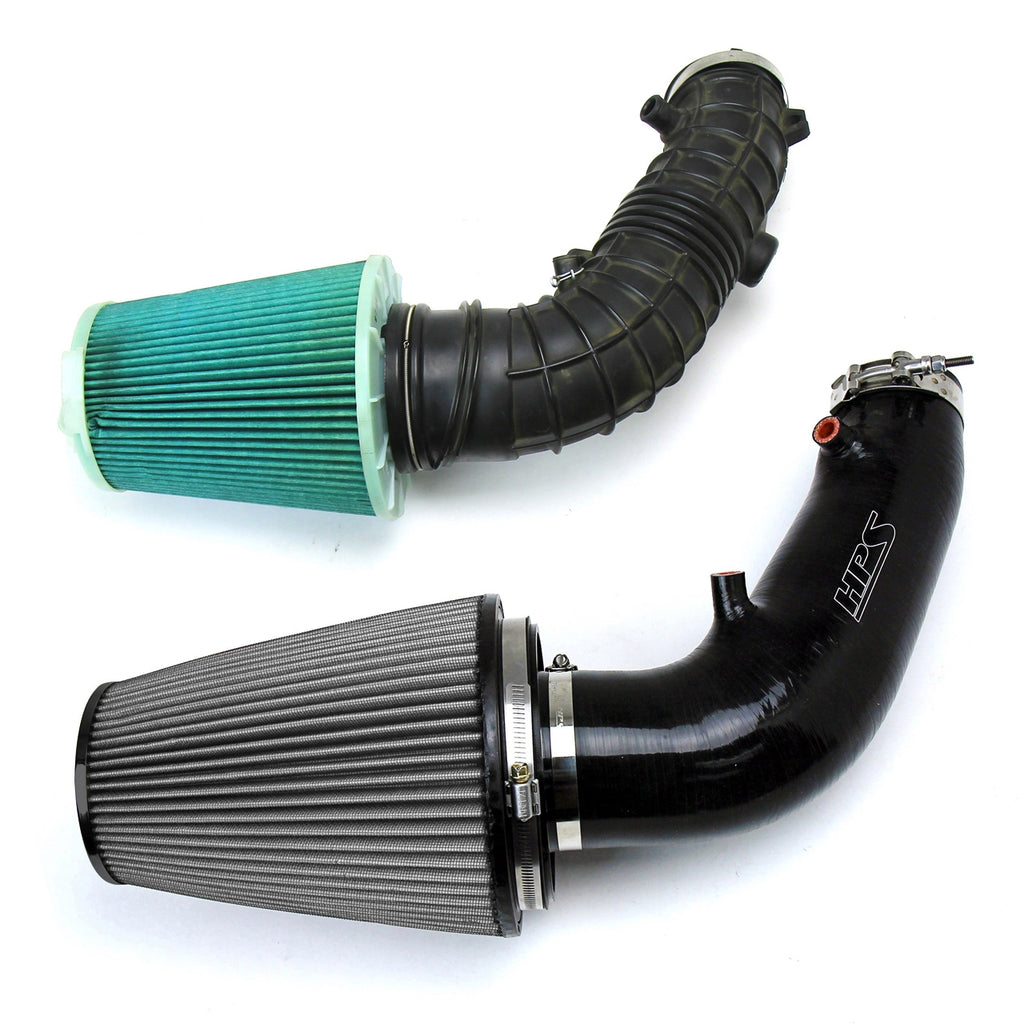HPS Performance Silicone Air Intake Kit (Black) - Honda S2000 AP2 F22 drive-by-wire - (2006-2009)