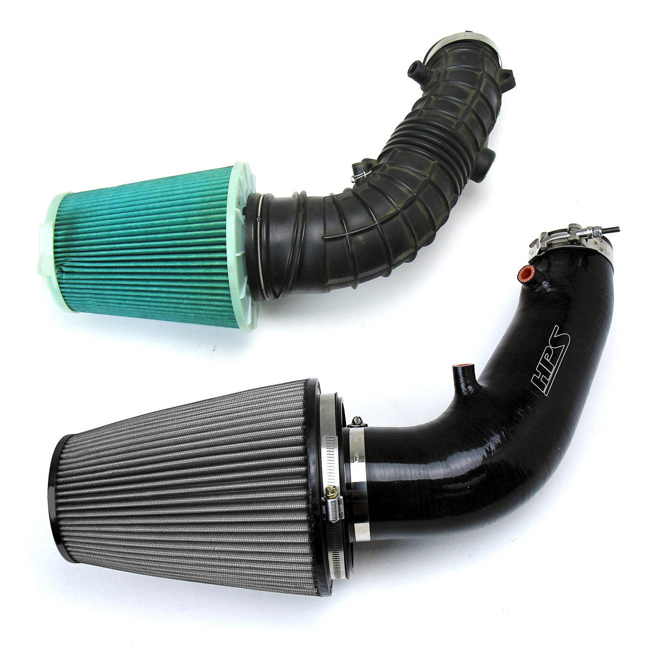 HPS Performance Silicone Air Intake Kit (Black) - Honda S2000 AP2 F22 drive-by-wire - (2006-2009)